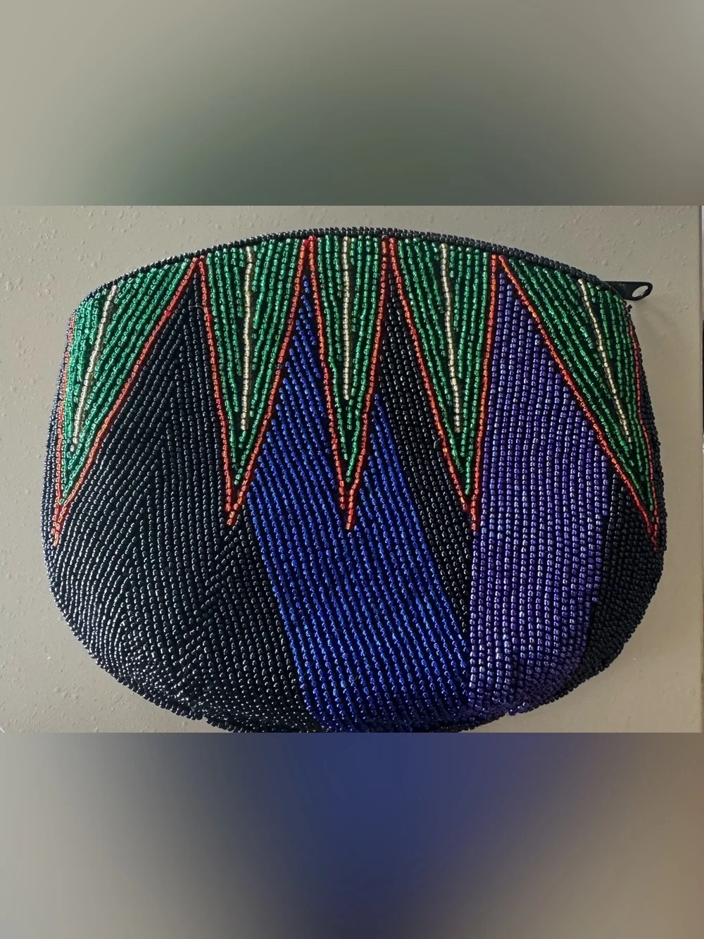 Y&S Original Beaded Vintage Holiday Party Beaded Women’s Clutch
